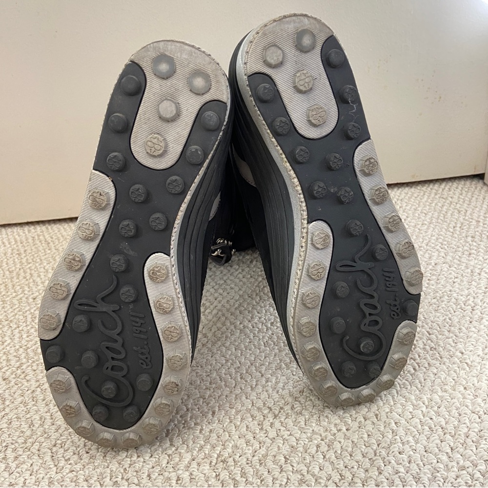 Coach Marian Black Snow Boots size 7 - Picture 12 of 13